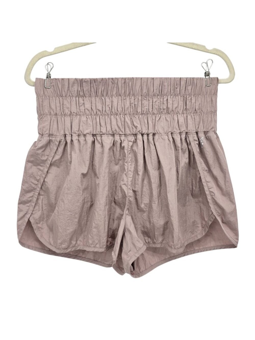 Free People FP Movement Womens Large Shorts The Way Home Short Moonlight Mauve